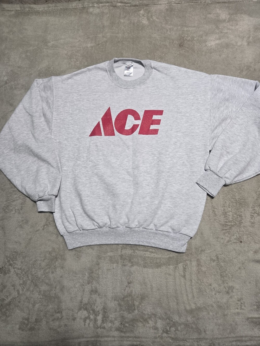 ACE Hardware Crewneck Sweatshirt Mens Size Large Jerseez 50/50 NuBlend
